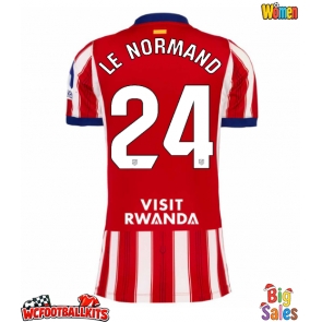 Atletico Madrid Robin Le Normand #24 Replica Home Stadium Shirt for Women 2026-27 Short Sleeve